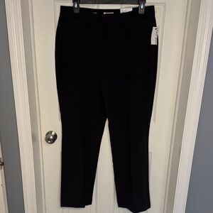 NWT Nine West Elegant Black Wide Leg Trousers